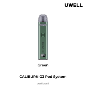 UWELL Disposable Vape | UWELL CALIBURN G3 conjunto 8ZTV6V136 verde