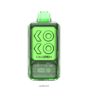 UWELL Sabor | UWELL CALIBURN vape descartável da barra s18000 8ZTV6V304 maçã dupla