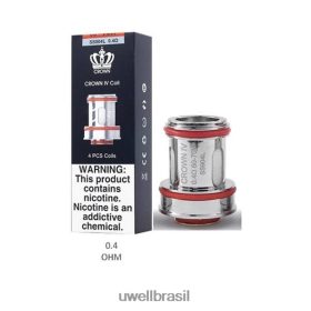 UWELL Sabor | UWELL CROWN 4 bobinas de reposição (pacote com 4) 8ZTV6V183 Bobina dupla 0,4Ohm