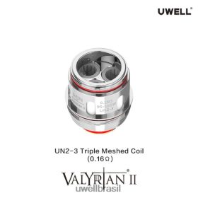 UWELL Vape Flavors | UWELL VALYRIAN 2 bobinas de reposição (pacote com 2) 8ZTV6V30 un2-3 malha tripla 0,16ohm