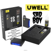 UWELL Vape Price | UWELL CALIBURN AK3 kit + cápsulas a3s 0,8ohm (x2) + vapor do papai 10ml sais 50mg 8ZTV6V243 crl: preto/flv: biscoito de creme 50mg
